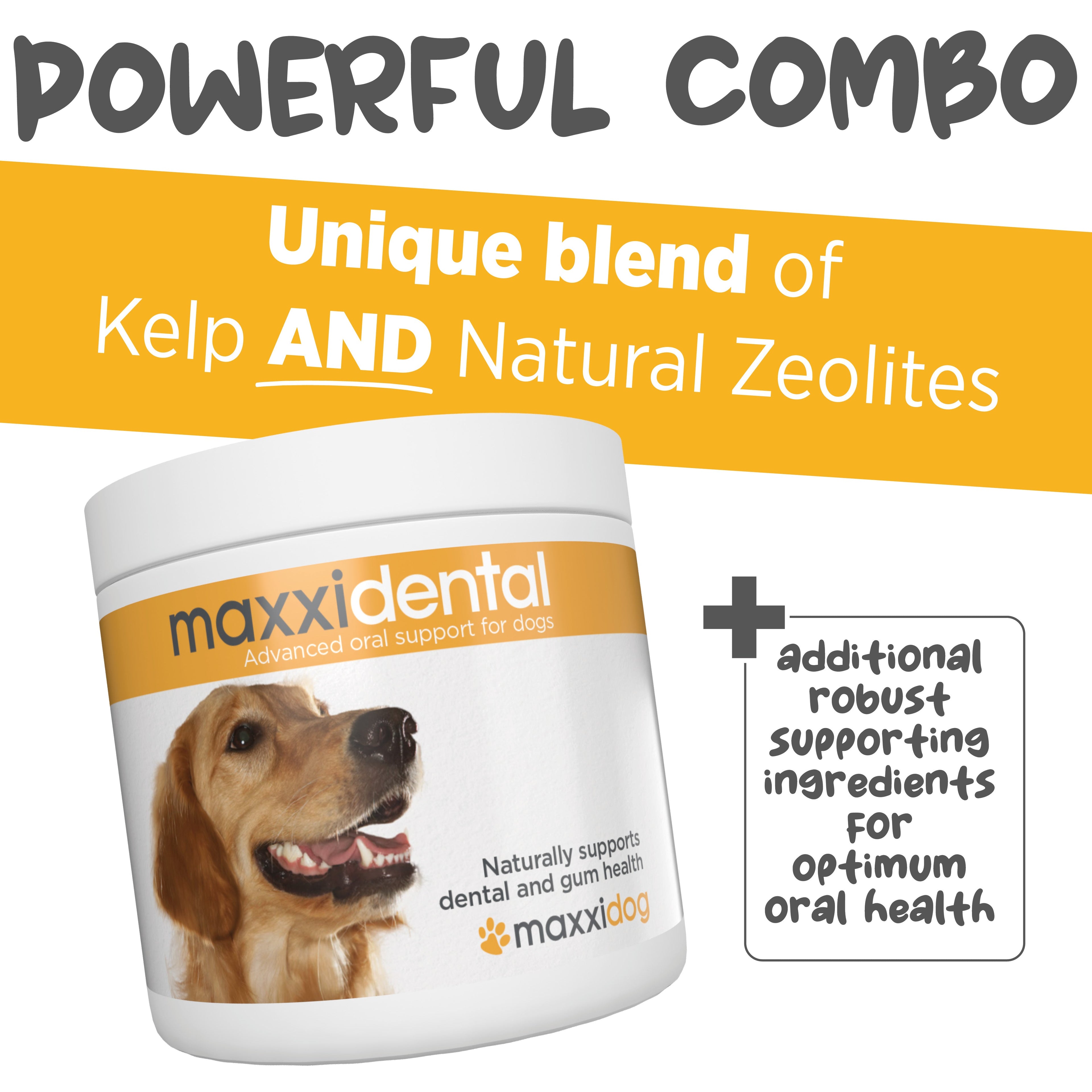 Maxxipaws MaxxiDental Oral Support Supplement For Dogs 140g