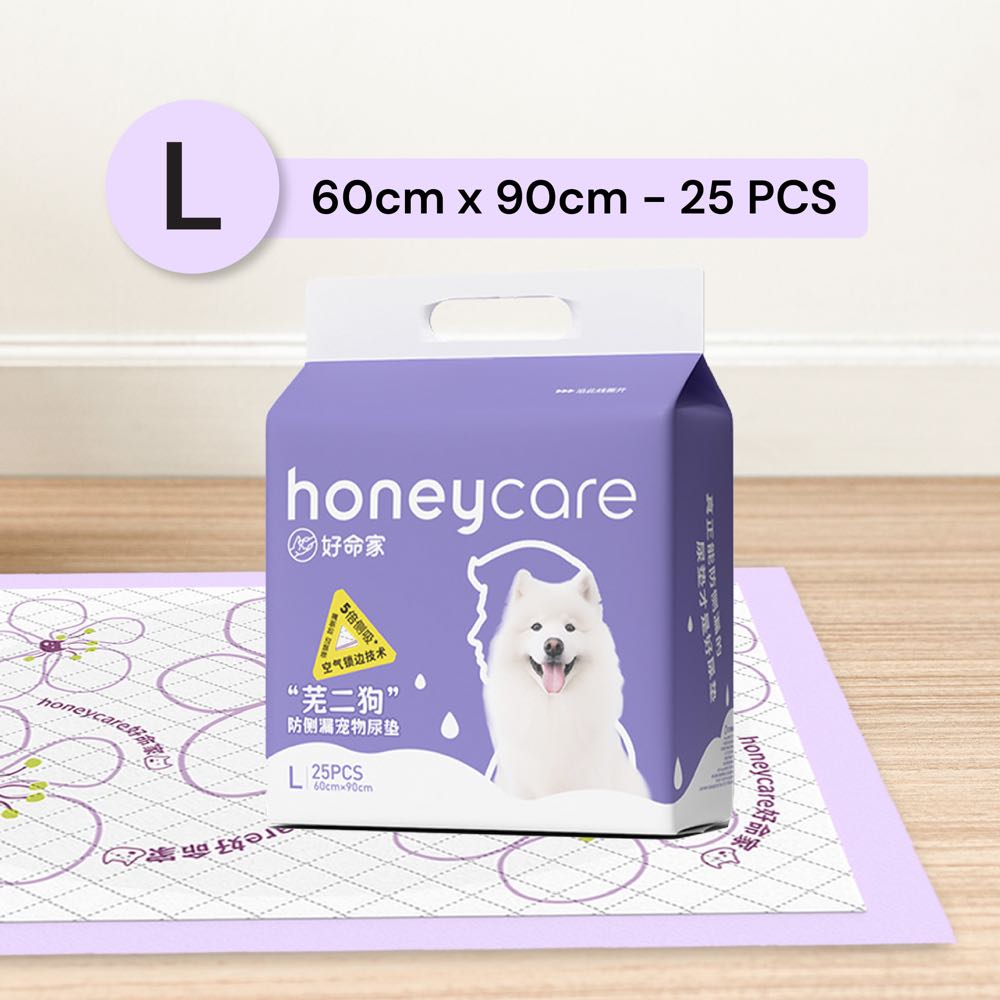 Honey Care Purple Side Leakage Prevention Training Pee Pads