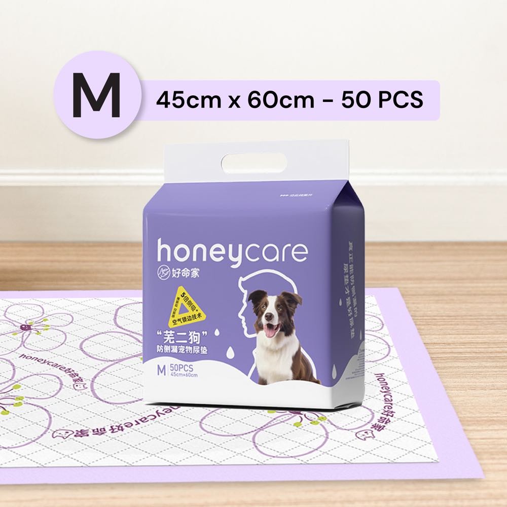 Honey Care Purple Side Leakage Prevention Training Pee Pads