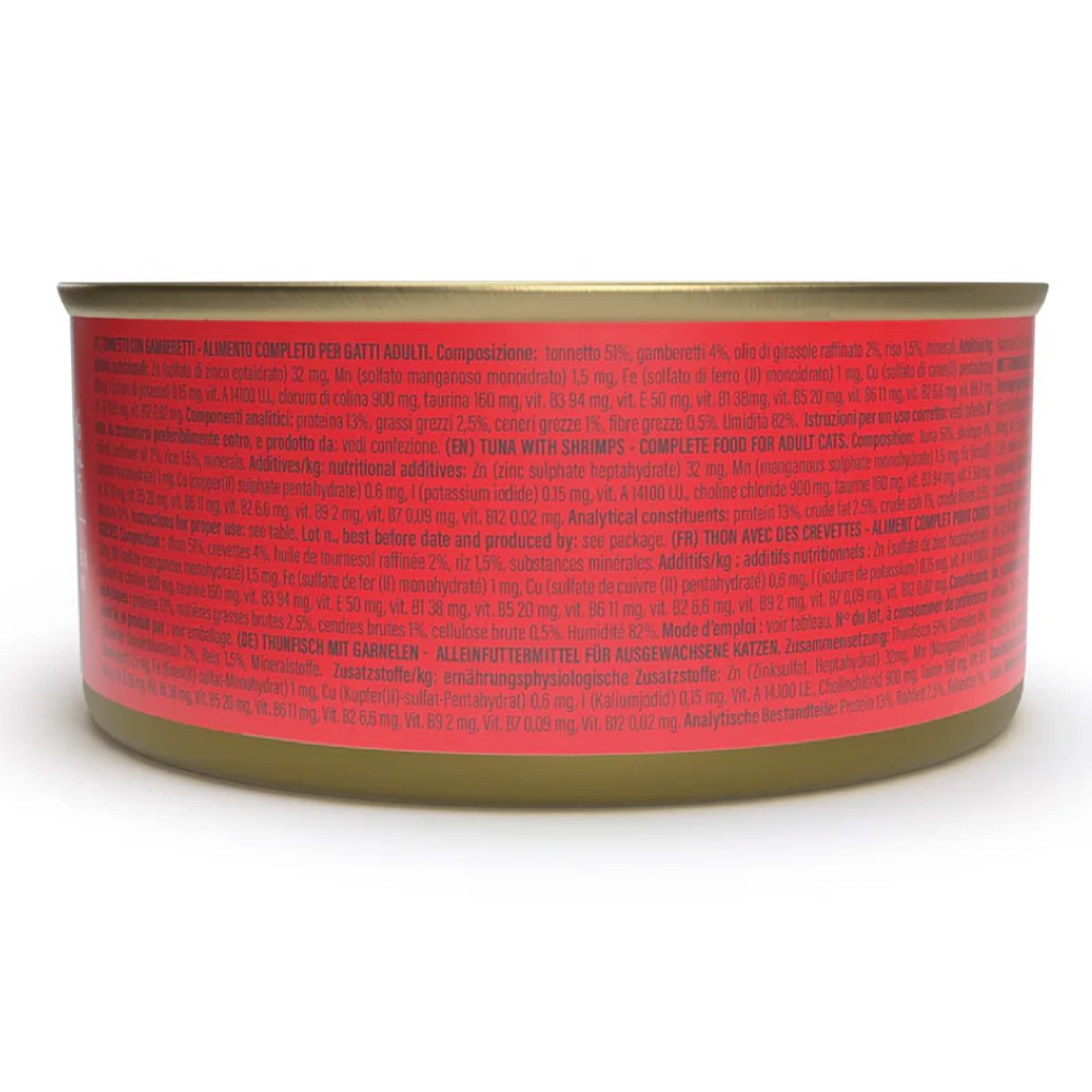 10% OFF: Schesir Tuna With Shrimps in Jelly Adult Canned Cat Food 140g