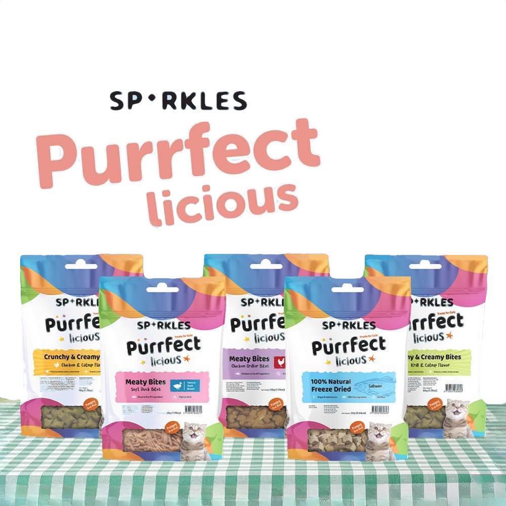 Sparkles Purrfectlicious Cat Treats (Exp Jul25)