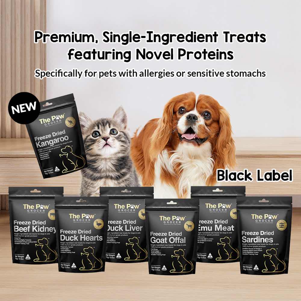 25% OFF: The Paw Grocer Kangaroo Freeze-Dried Treats For Cats & Dogs 72g