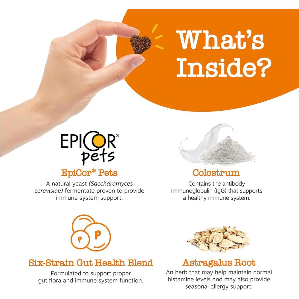 TRIAL SPECIAL $3 OFF (1 per order): Zesty Paws Aller-Immune Bites Peanut Butter Dog Supplement Trial Pack 10 chews