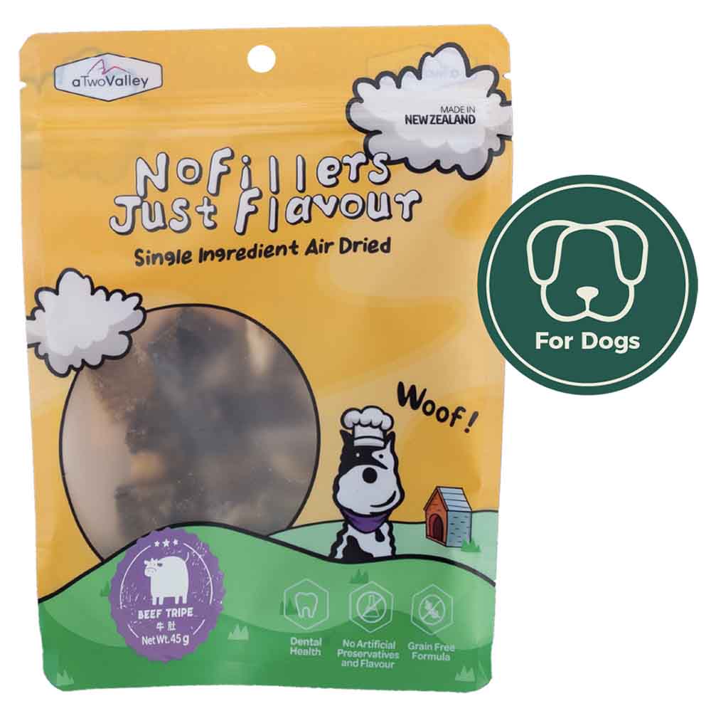 aTwoValley New Zealand Single Ingredients Air Dried Dog Treats