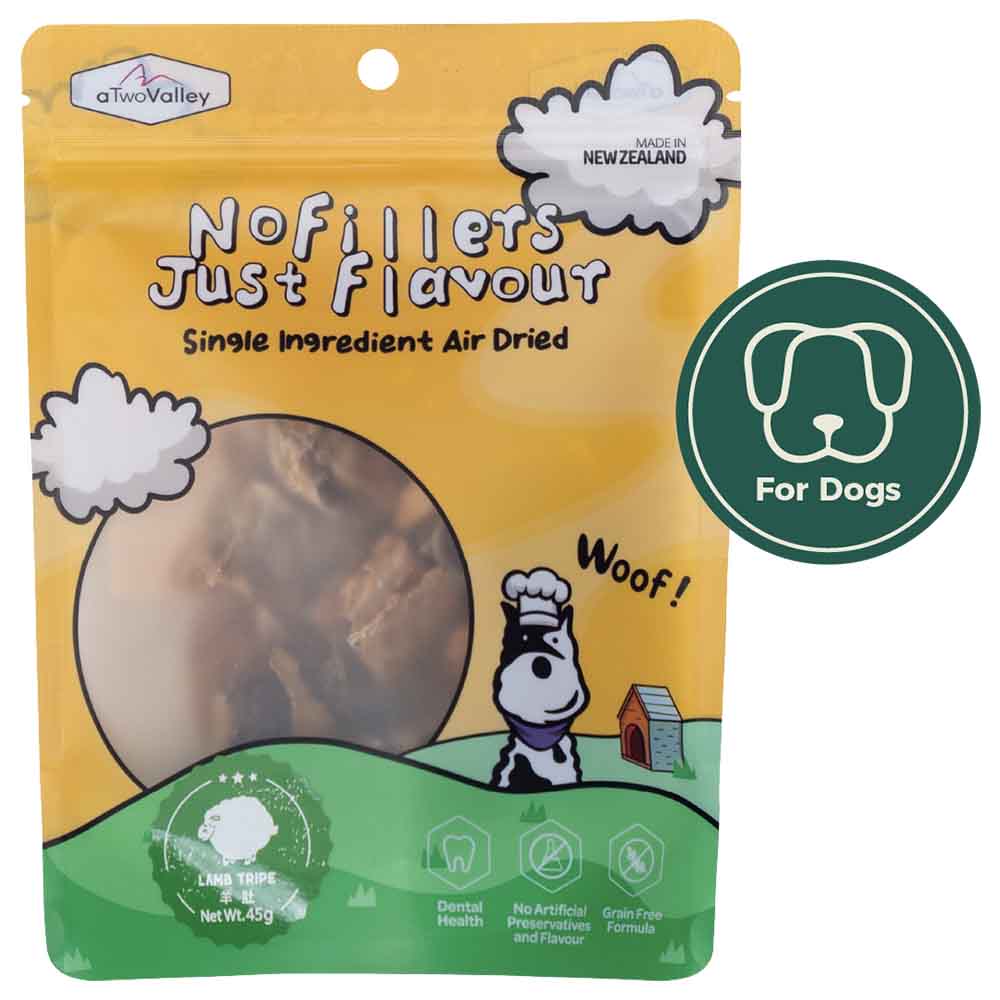 aTwoValley New Zealand Single Ingredients Air Dried Dog Treats