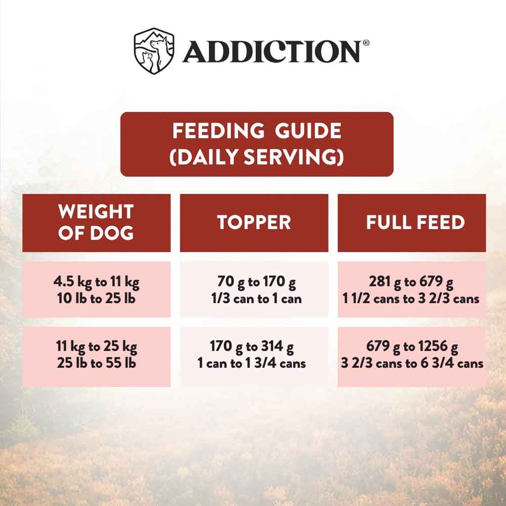 Addiction Wild Islands New Zealand Venison Grain-Free Canned Dog Food 185g