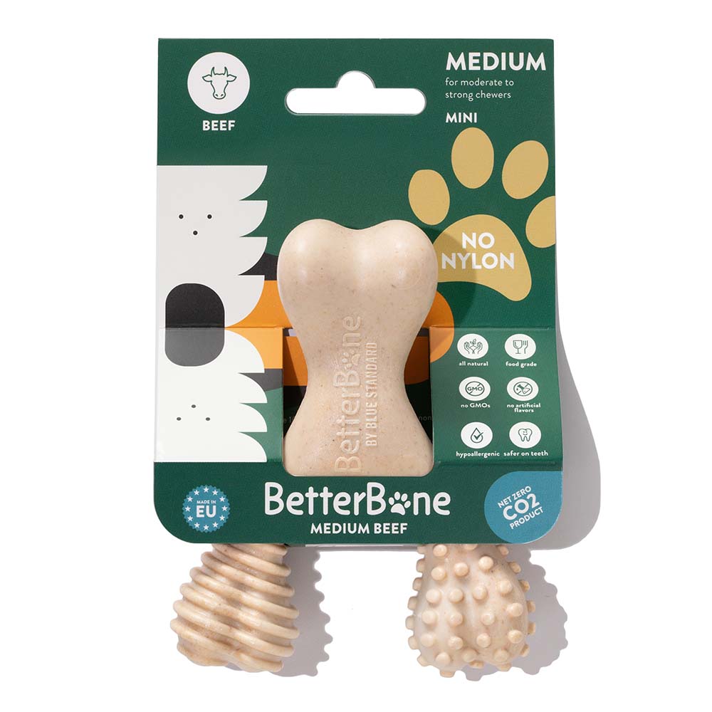 10% OFF: BetterBone Beef Dog Toy (Medium)