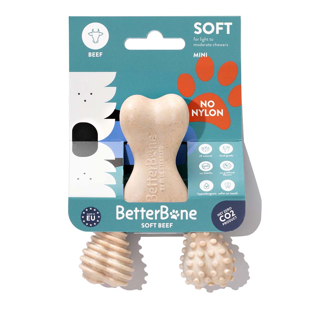10% OFF: BetterBone Beef Dog Toy (Soft)