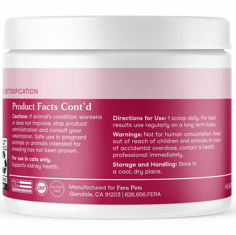 Fera Pets Kidney Support Supplement Powder For CATS 60g