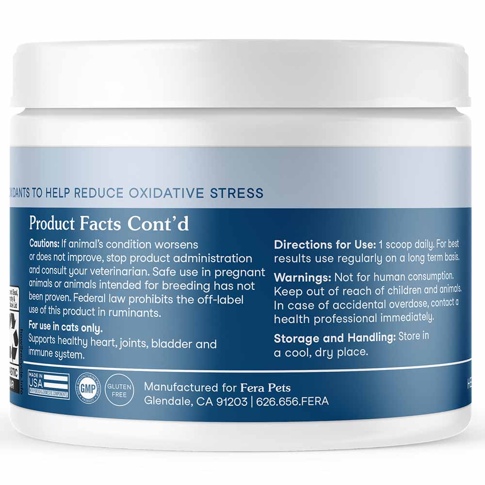 Fera Pets Wellness Blend Supplement Powder For Cats 60g
