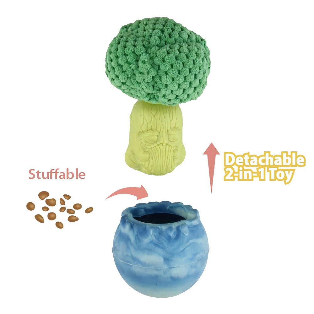 GiGwi Magical Plants Cauliflower Snuffle Enrichment Training Toy