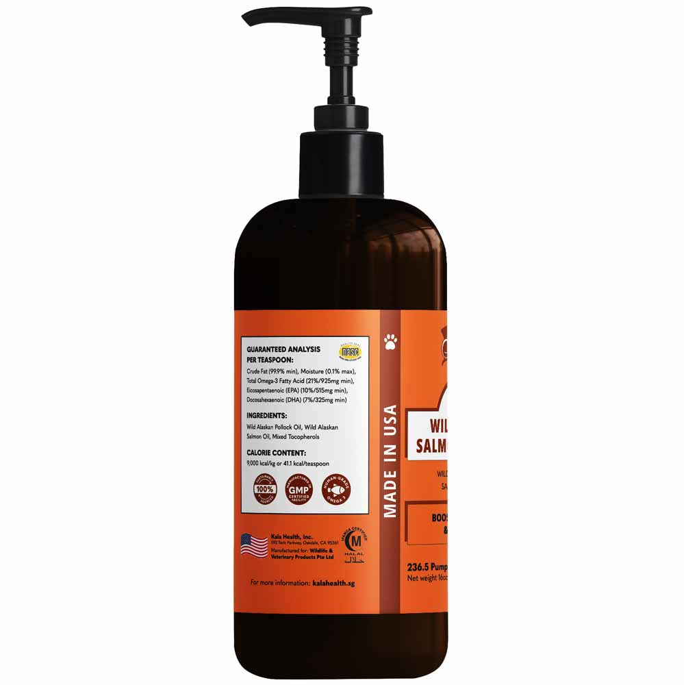 Kala Health Wild Alaskan Salmon Oil Blend For Dogs And Cats