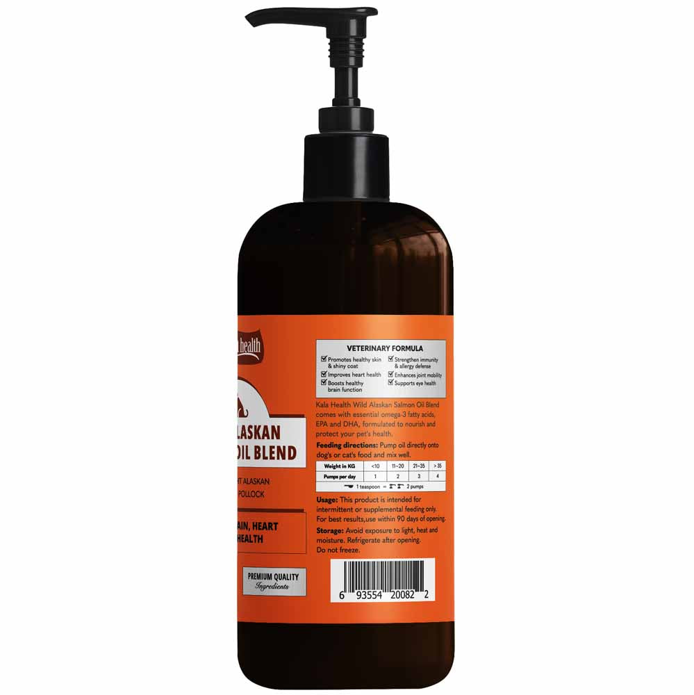 Kala Health Wild Alaskan Salmon Oil Blend For Dogs And Cats
