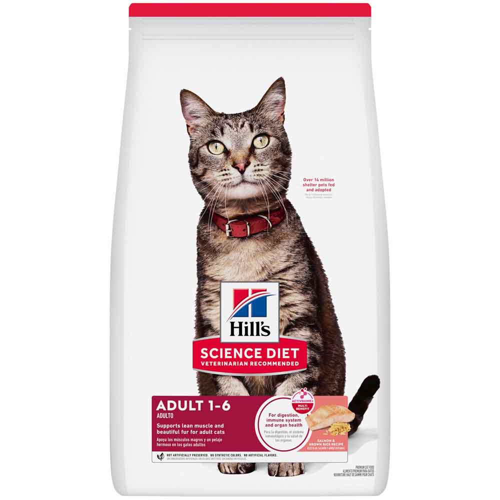 Science Diet Adult Salmon & Brown Rice Dry Cat Food 3.5lb