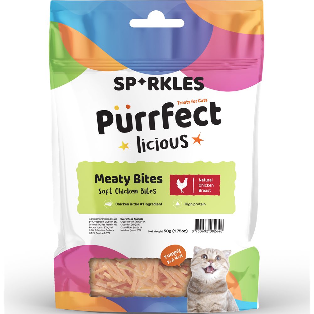 Sparkles Purrfectlicious Cat Treats (Exp Jul25)
